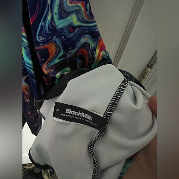 Blackmilk I Bleed Gasoline Velvet Longline Strappy Dress - Picture 3 of 3